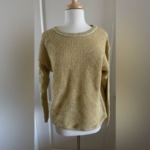 Vintage sweater David David gold sweater SZ S